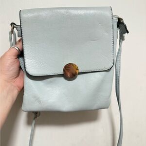 Elegant Light Blue Crossbody Bag